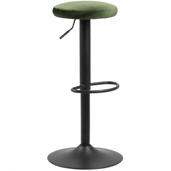 Hoker z welurowym siedziskiem Finch Vic forest green