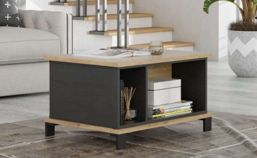 Stolik kawowy w stylu industrialnym Trondheim 511