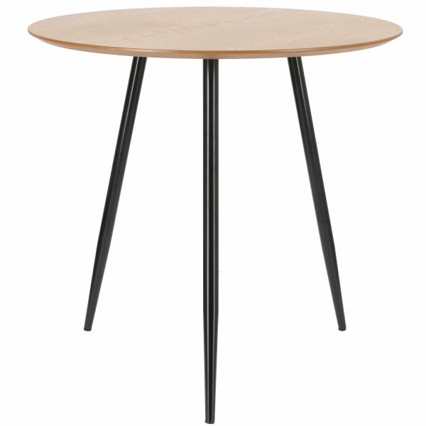 Okrągły stół na trzech nogach Sottile w stylu loft