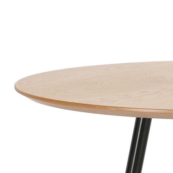 Okrągły stół na trzech nogach Sottile w stylu loft