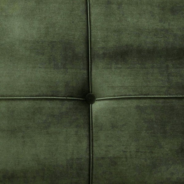 Pikowana sofa rozkładana z tkaniny aksamitnej Perugia VIC