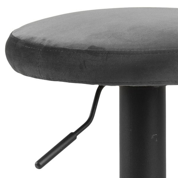 Regulowany hoker z podnóżkiem Finch dark grey