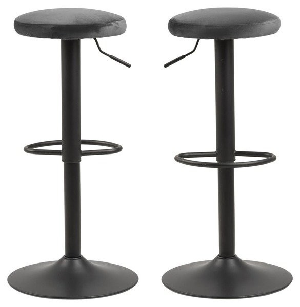 Regulowany hoker z podnóżkiem Finch dark grey
