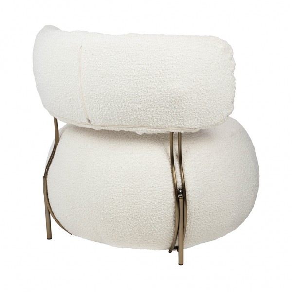 Designerski fotel bez podłokietników Teddy Low