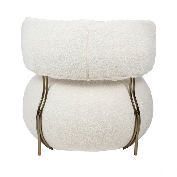 Designerski fotel bez podłokietników Teddy Low