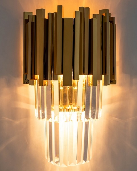 Kinkiet w stylu glamour z kryształkami Imperial Wall