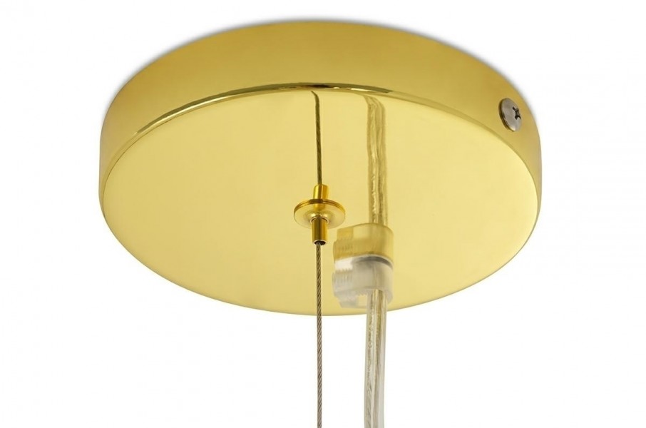 Szeroka lampa wisząca ze szklanymi kloszami Atomic Long
