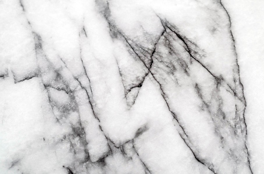 Stół na drucianej podstawie Glam Marble 110 imitacja marmuru