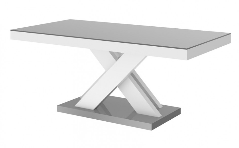 Designerska ława nierozkładana Xenon Lux Mini w wysokim połysku