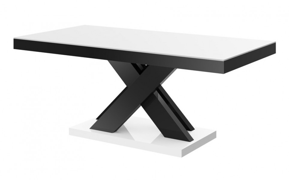 Designerska ława nierozkładana Xenon Lux Mini w wysokim połysku