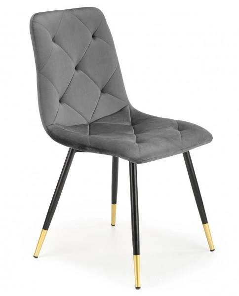 Pikowane krzesło velvet do jadalni K438
