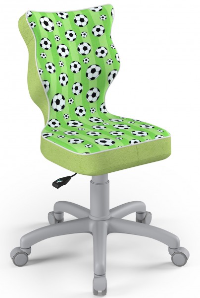 Obrotowe krzesło dziecięce z wzorami Petit Grey rozmiar 3 (119-142 cm)