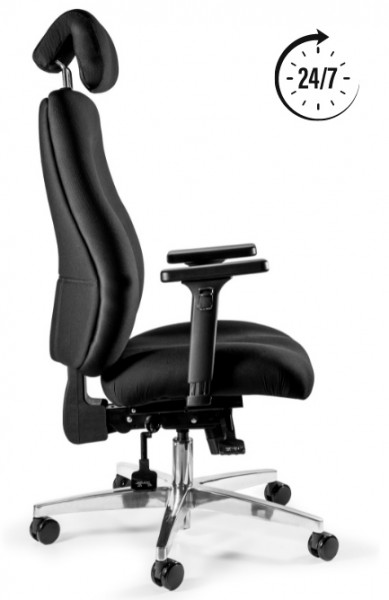 Ergonomiczny fotel biurowy do pracy 24/7 Ultima, zgodny z normą BHP