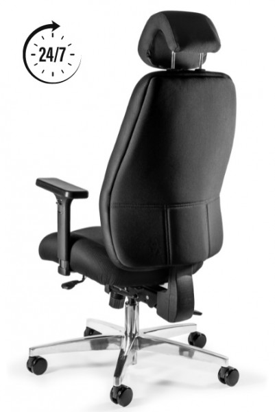 Ergonomiczny fotel biurowy do pracy 24/7 Ultima, zgodny z normą BHP