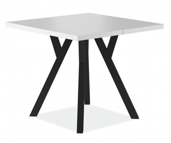 Rozkładany stół z białym blatem Merlin