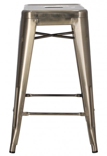 Stołek barowy Paris insp. Tolix 66 cm metaliczny
