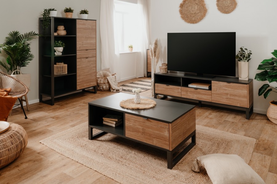 Szafka pod telewizor z półkami i szufladami Sumatra 160
