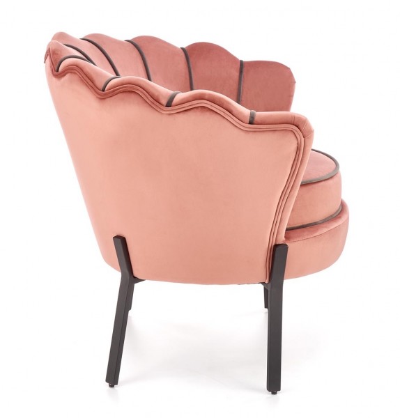 Velvetowy fotel w stylu glamour Angelo