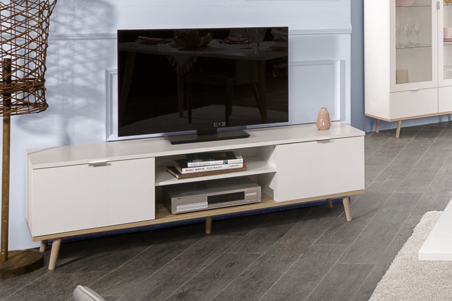 Skandynawska szafka RTV w stylu skandynawskim Goteborg