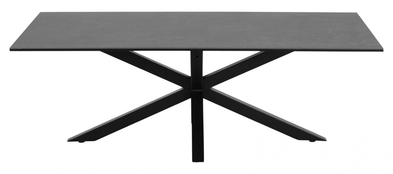 Designerski stolik z ceramicznym blatem Heaven czarny marmur