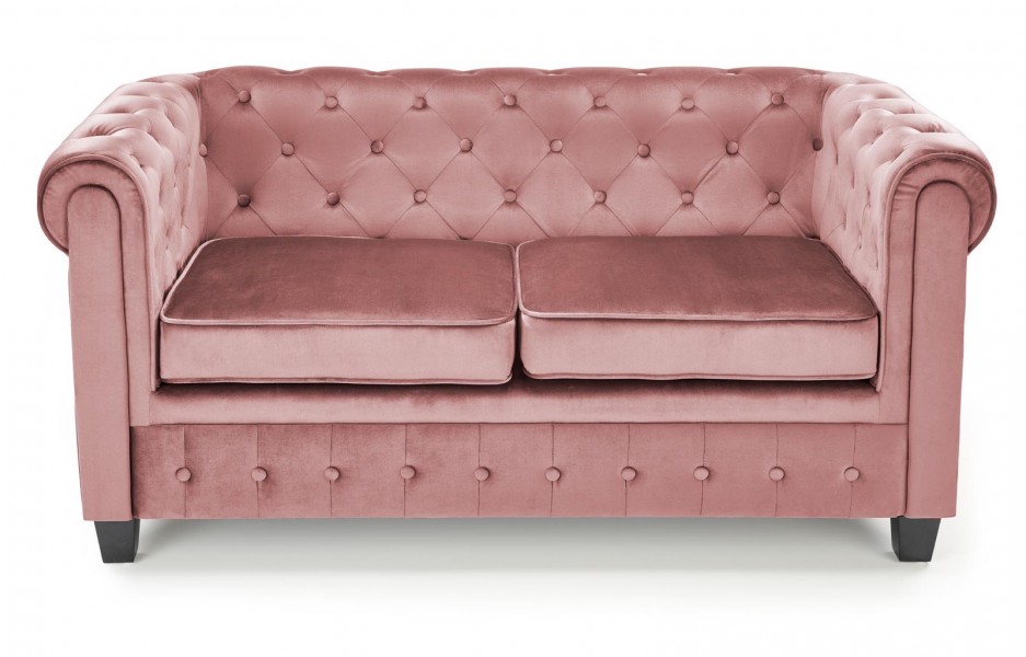 Welwetowa sofa pokojowa z pikowaniem Eriksen XL