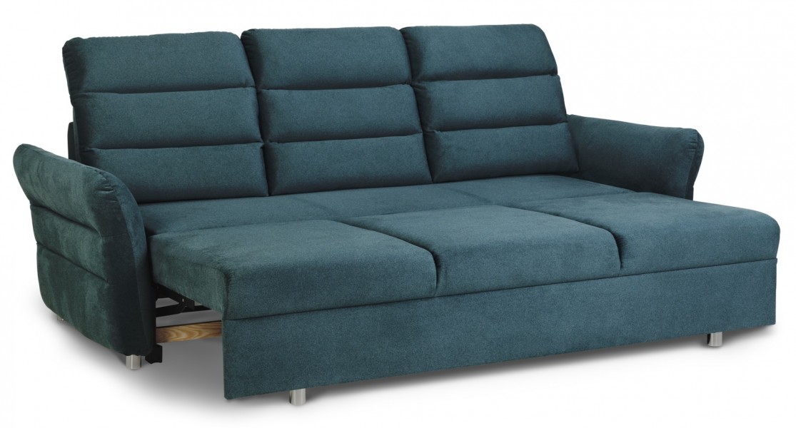 Rozkładana sofa pokojowa z regulowanymi zagłówkami Grandera 3 os.