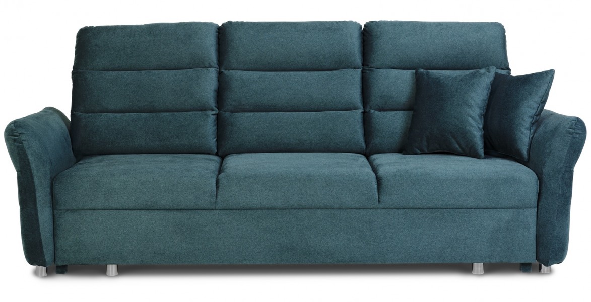 Rozkładana sofa pokojowa z regulowanymi zagłówkami Grandera 3 os.
