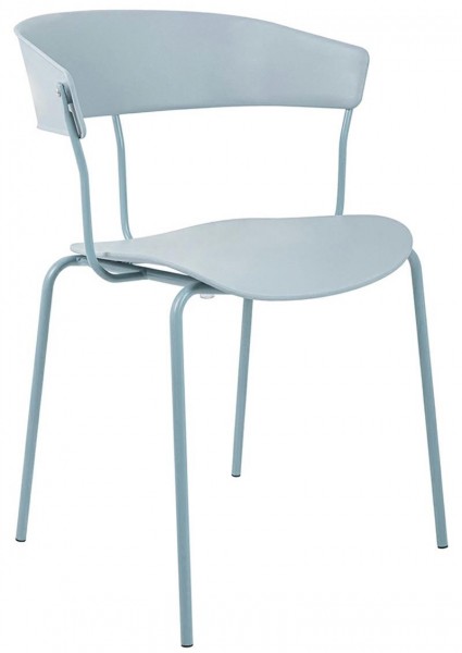 Krzesło do jadalni i kawiarni z plastikowym siedziskiem Jett