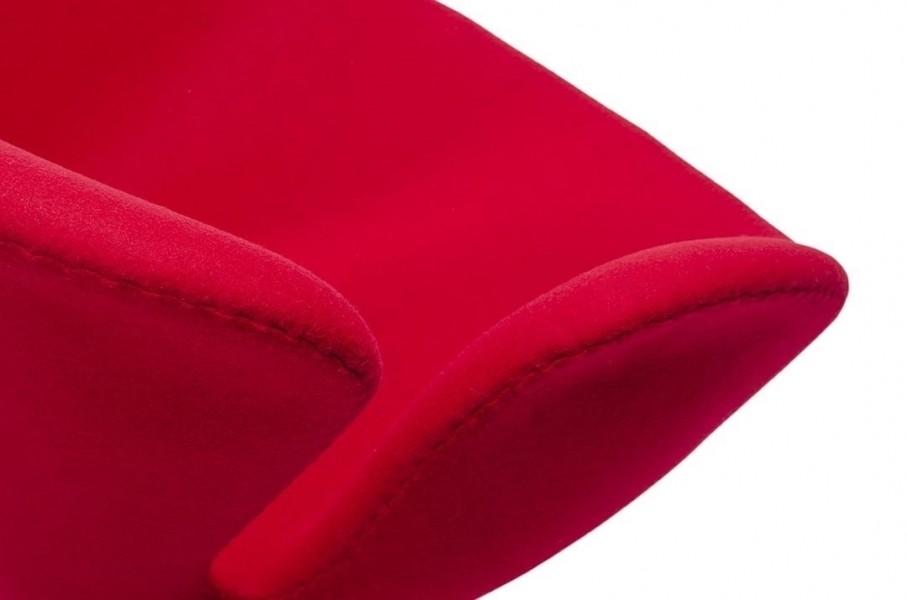 Obrotowy fotel kawiarniany z wełny kaszmirowej Swan Wool Premium