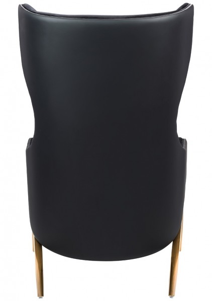 Welurowy fotel wypoczynkowy w stylu glamour Hampton Velvet