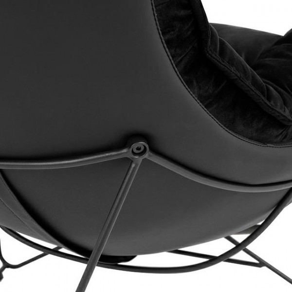 Designerski fotel wypoczynkowy Otilia Stand Velvet