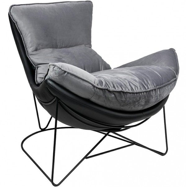 Designerski fotel wypoczynkowy Otilia Stand Velvet
