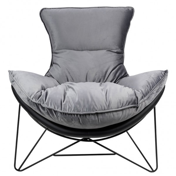 Designerski fotel wypoczynkowy Otilia Stand Velvet