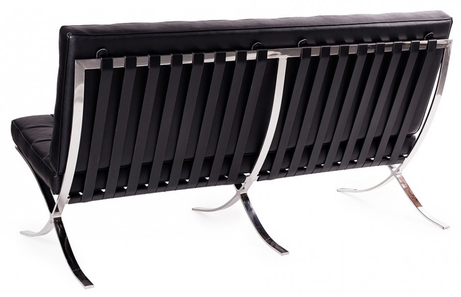 Trzyosobowa sofa ze skóry naturalnej Barcelon