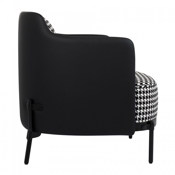 Nowoczesny fotel wypoczynkowy do salonu Venice Black