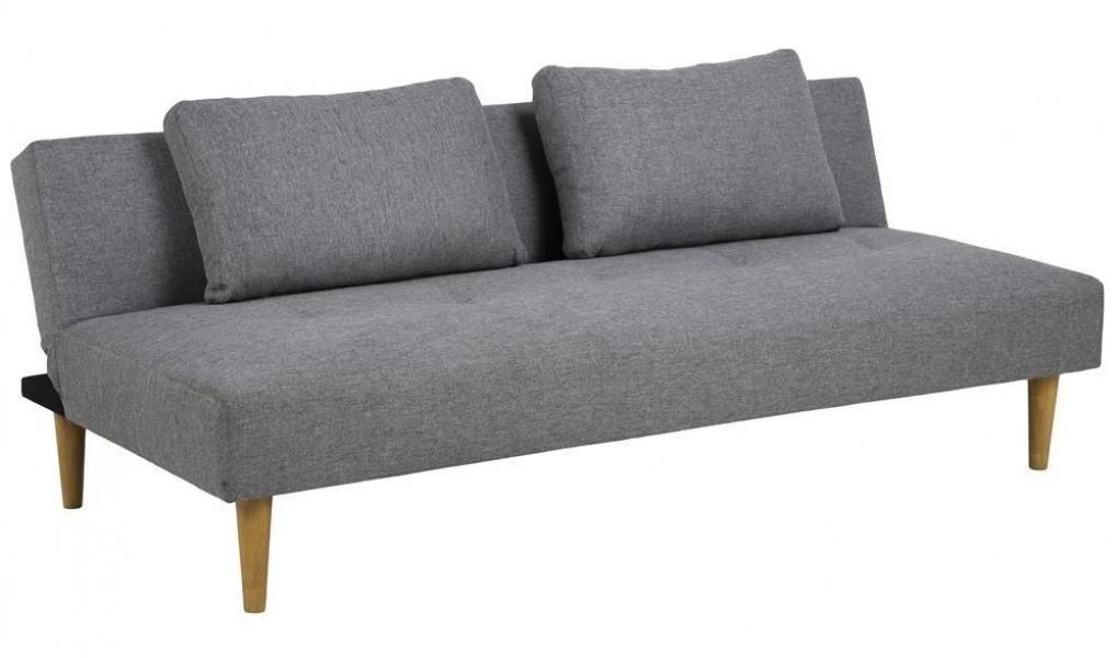 Rozkładana sofa pokojowa na drewnianych nóżkach Lucca