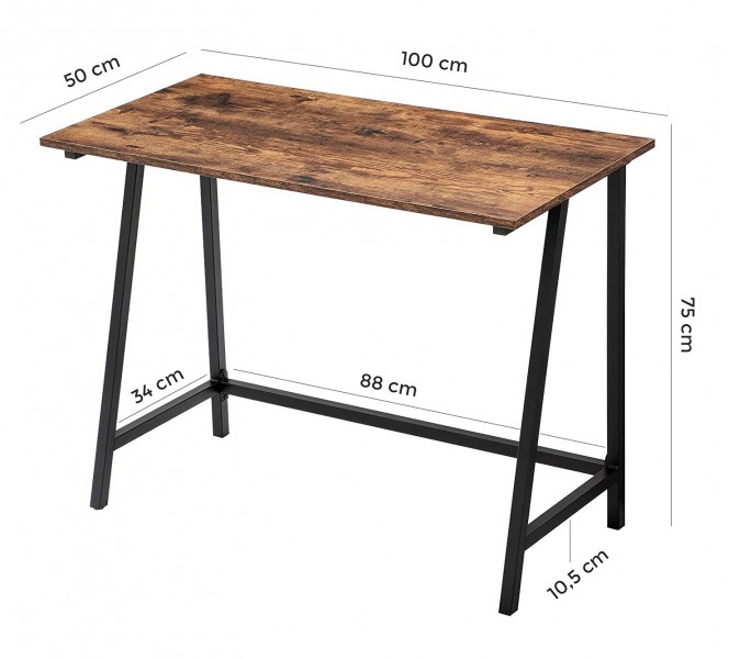 Loftowe biurko komputerowe Salto 40