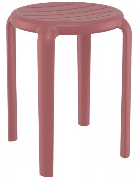 Plastikowy taboret do domu i kawiarni Tom Bar 45