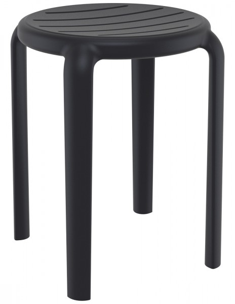 Plastikowy taboret do domu i kawiarni Tom Bar 45