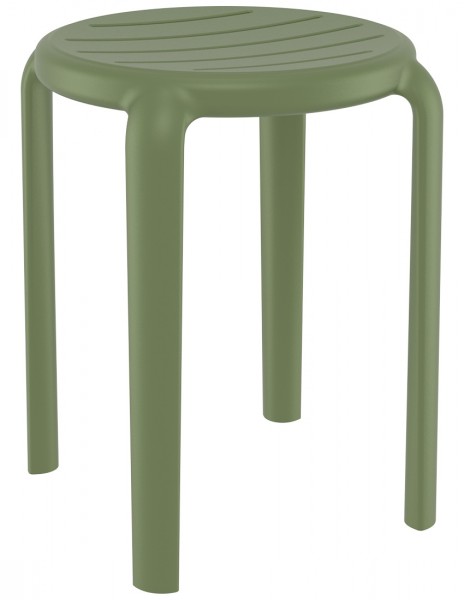 Plastikowy taboret do domu i kawiarni Tom Bar 45
