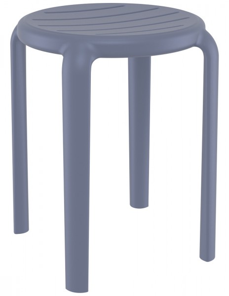 Plastikowy taboret do domu i kawiarni Tom Bar 45