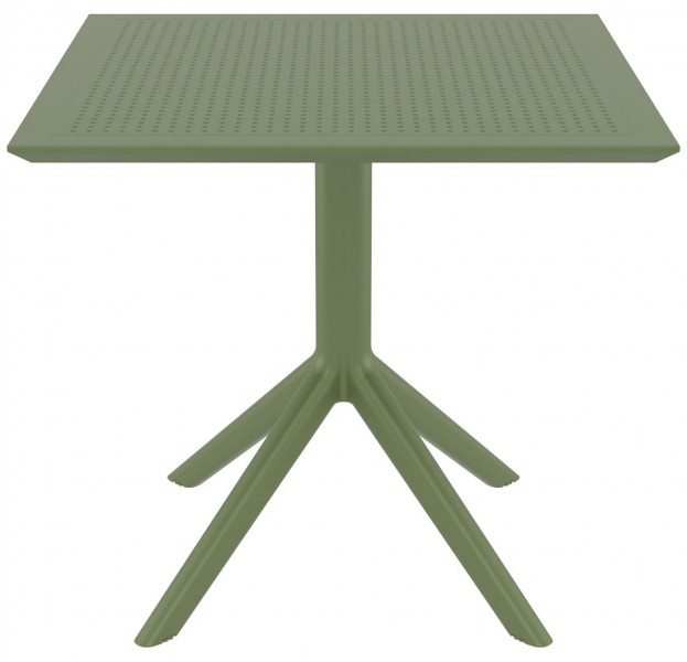 Kwadratowy stół kawiarniany z plastiku Sky Table 80
