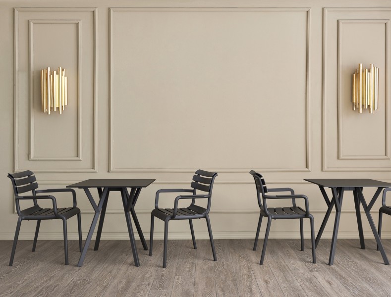 Kwadratowy stół do kawiarni i jadalni Max Table 70