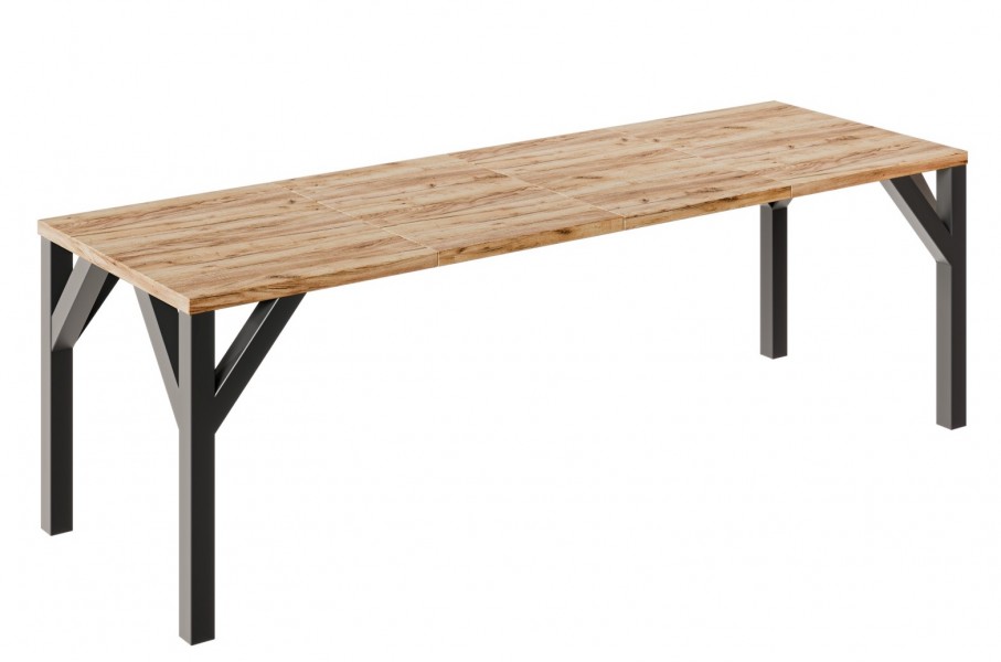 Industrialny stół Baltika 240 rozkładany od 130 do 240 cm