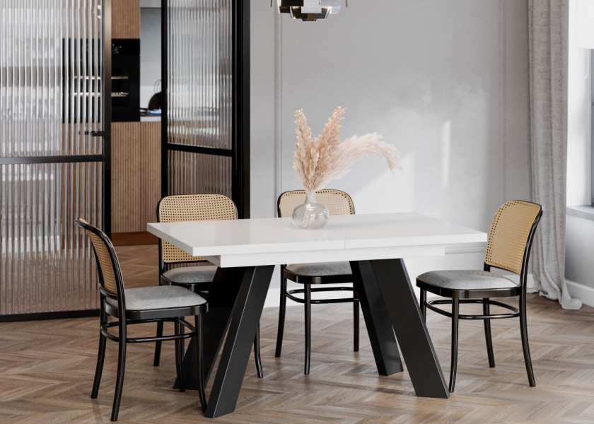 Stół w stylu industrialnym Como rozkładany od 130 do 210 cm