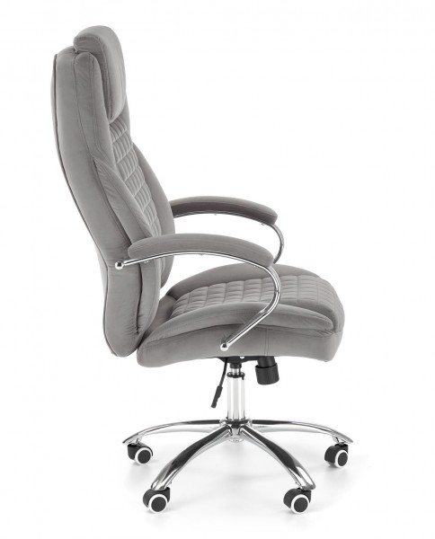 Fotel gabinetowy King 2 z tkaniny velvetowej