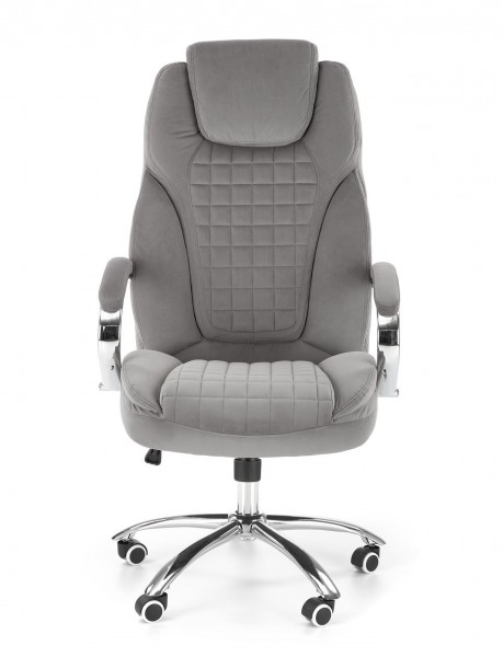 Fotel gabinetowy King 2 z tkaniny velvetowej