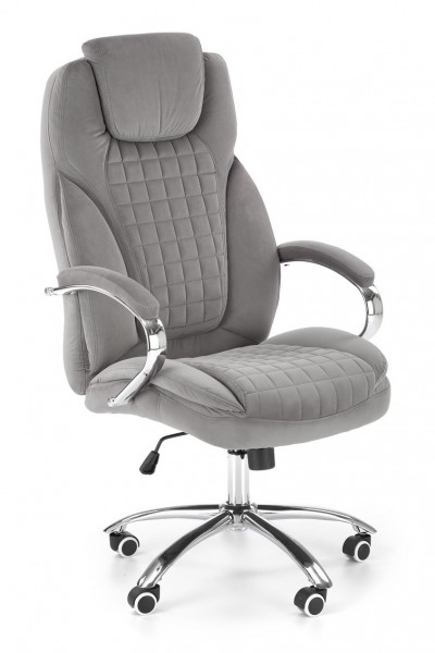 Fotel gabinetowy King 2 z tkaniny velvetowej