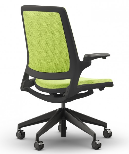 Obrotowe krzesło do pracy 24/7 Smart Soft Black