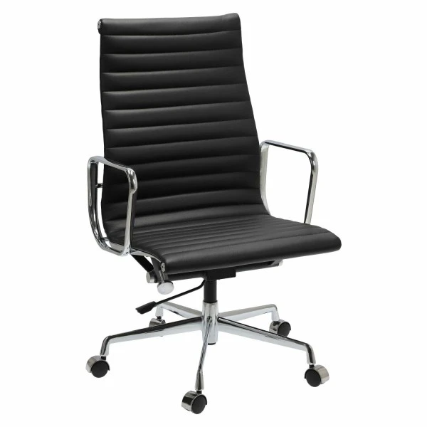 Fotel biurowy CH1191T skóra, chrom